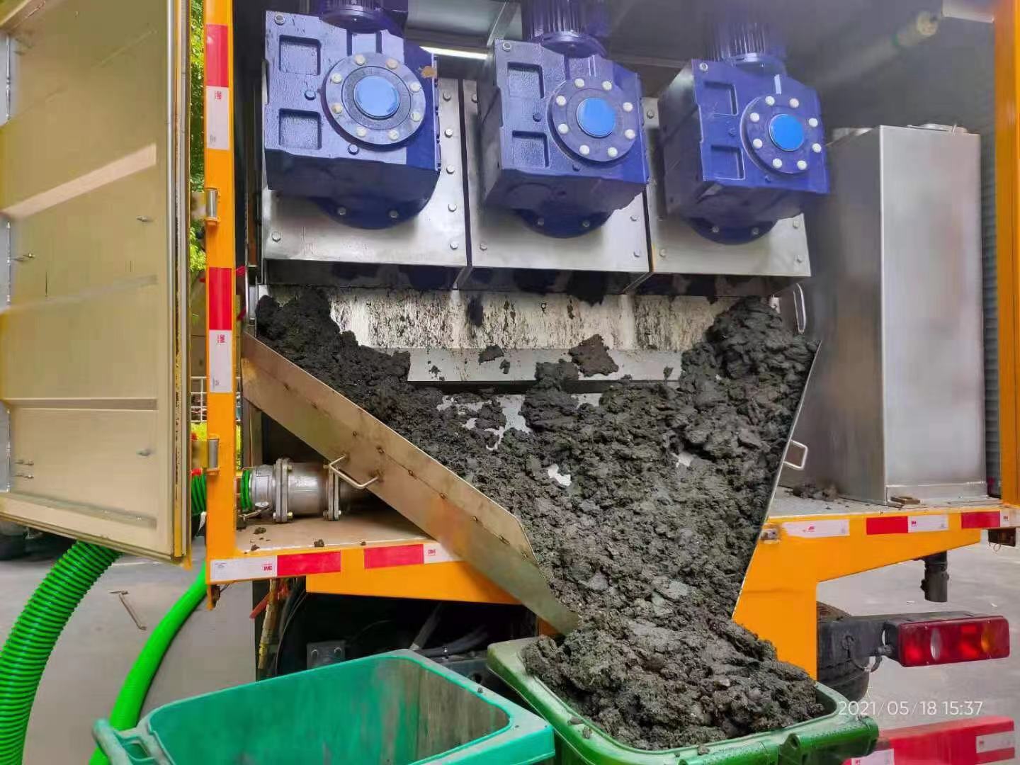 带岭化粪池清掏城市维护站-泥浆净化干湿分离处理